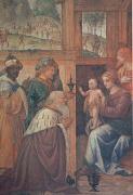 LUINI, Bernardino The Adoration of the Magi (mk05) oil painting artist